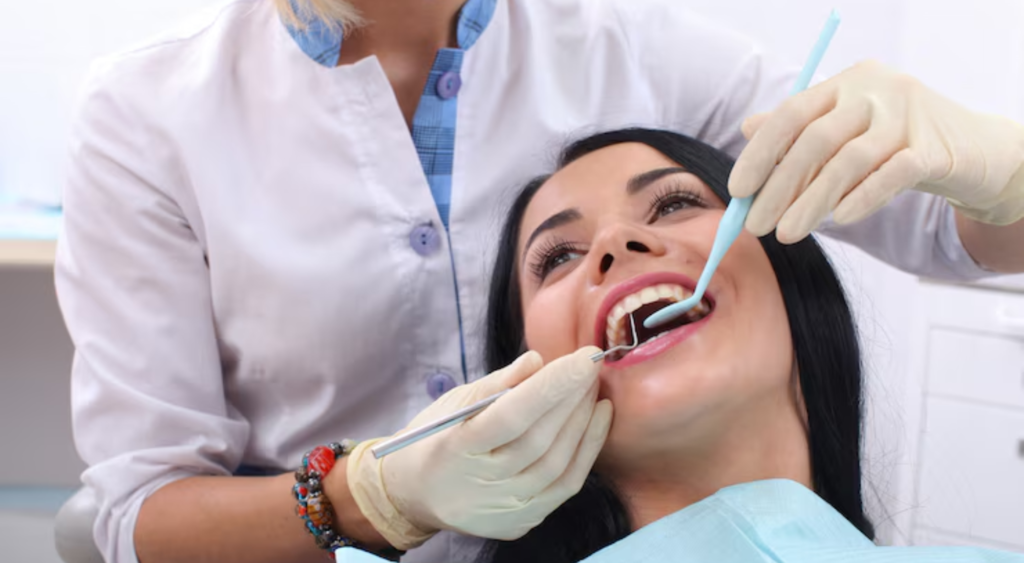 teeth whitening process