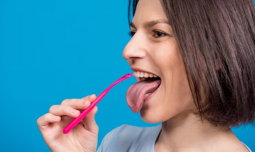 brushing your tongue