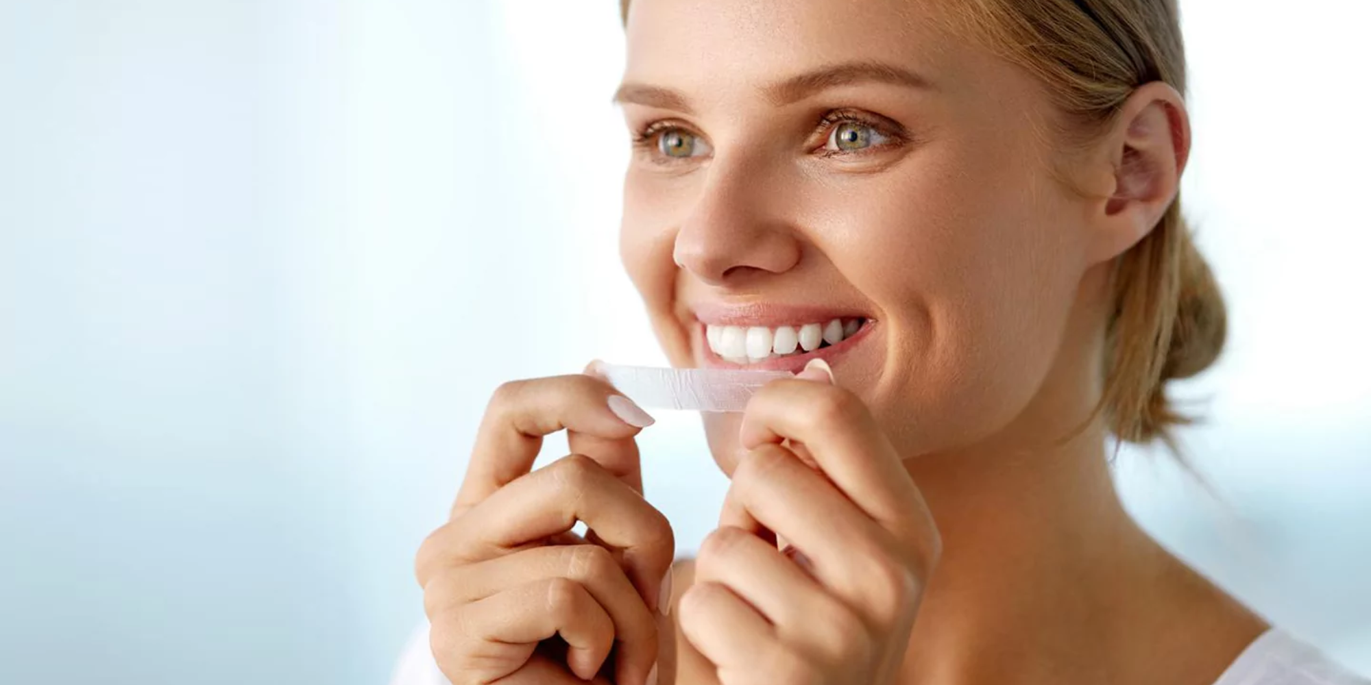 whitening strips protecting your porcelain veneers