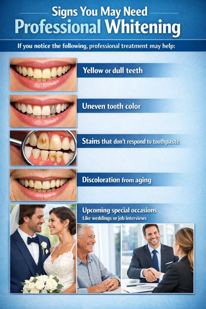 Signs You May Need Professional Whitening