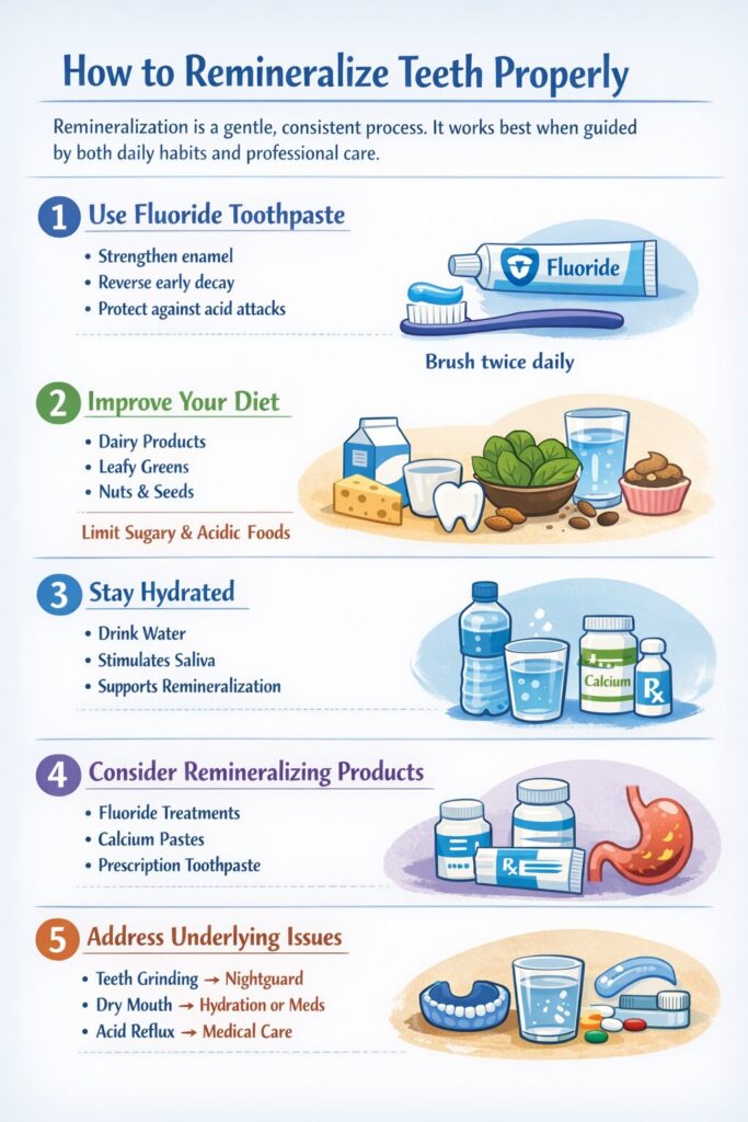 How to Remineralize Teeth Properly