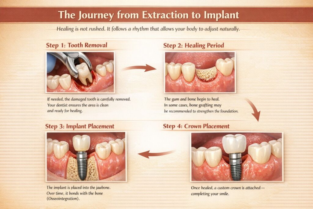 The Journey from Extraction to Implant