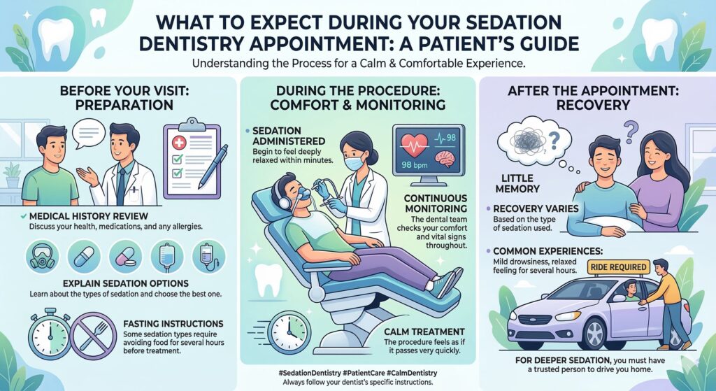 What to Expect During a Sedation Dentistry Appointment