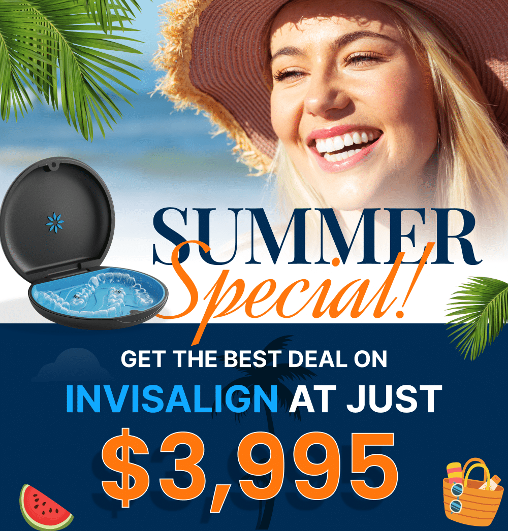 Summer special Invisalign offer for $3,995